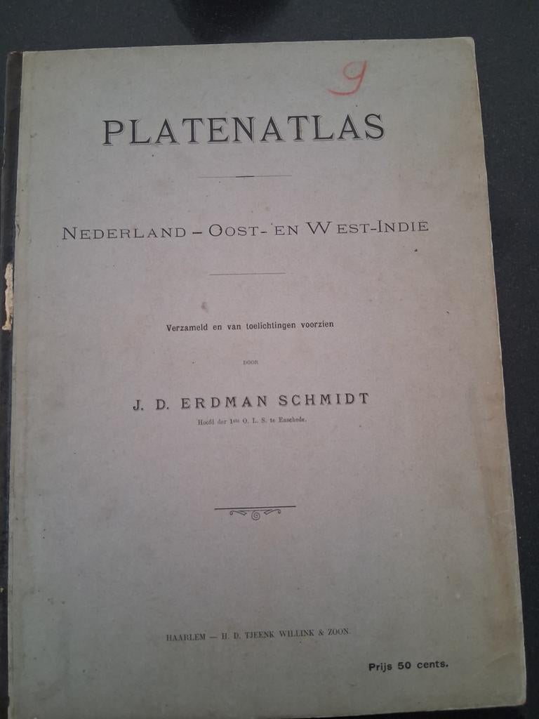 Platen atlas 1900, Ophalen of Verzenden, Erdman schmidt