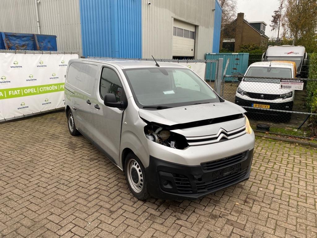 Citroën Jumpy GB M 1.6 Bluehdi 115PK S&S 2-zits 2018 Grijs, Auto's, Voorwielaandrijving, Stof, Zwart, 4 cilinders