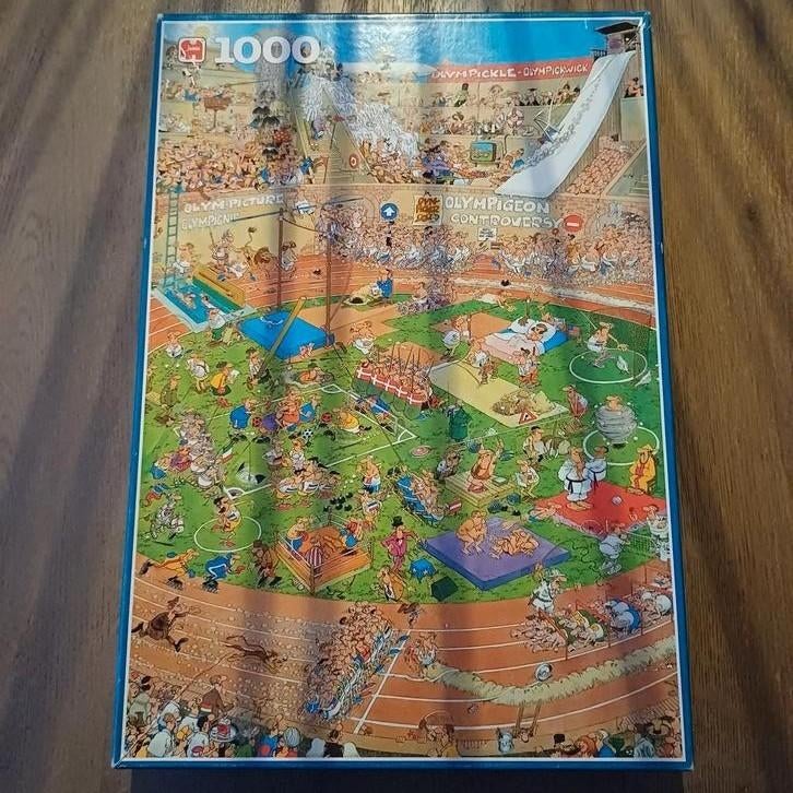 Jan van Haasteren puzzel OLYMPICS 1000 stukjes, Ophalen, 500 t/m 1500 stukjes, Zo goed als nieuw, Legpuzzel
