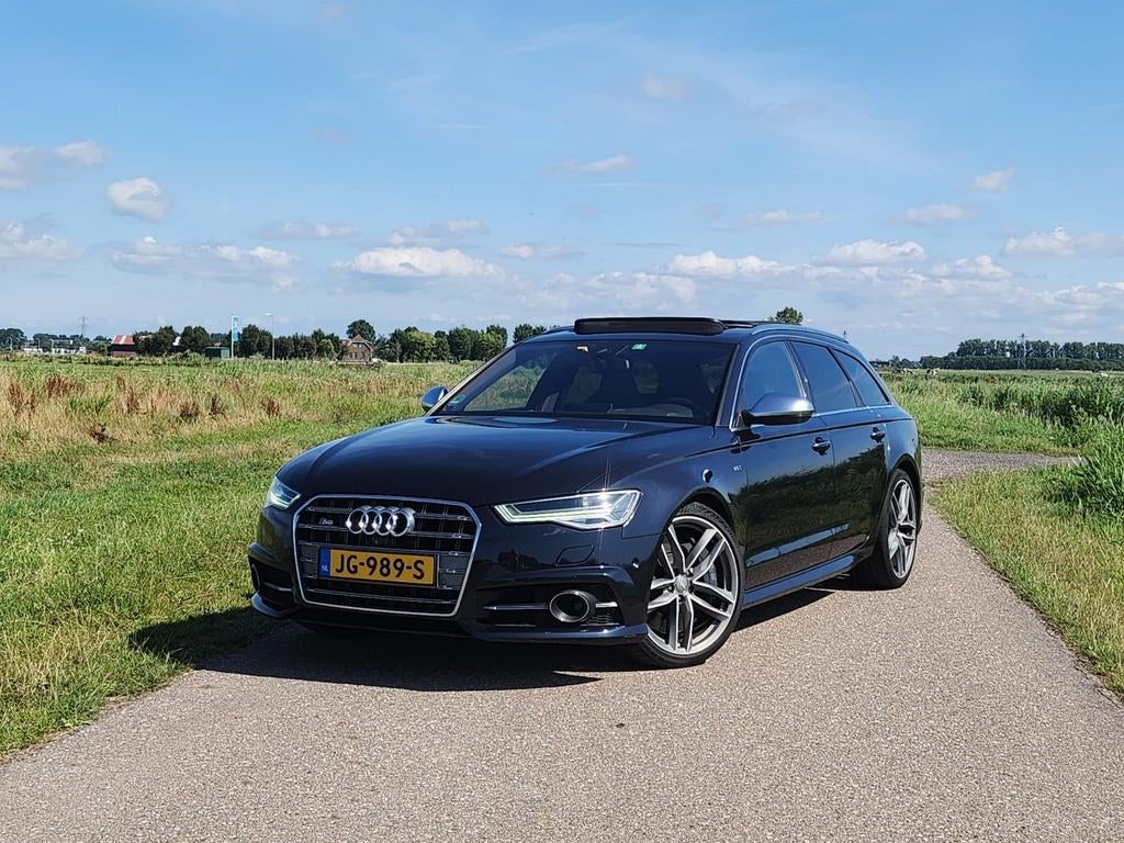 Audi S6 Avant 4.0 TFSI / motorprobleen, Auto's, Audi, Automaat, 1935 kg, Blauw, Leder