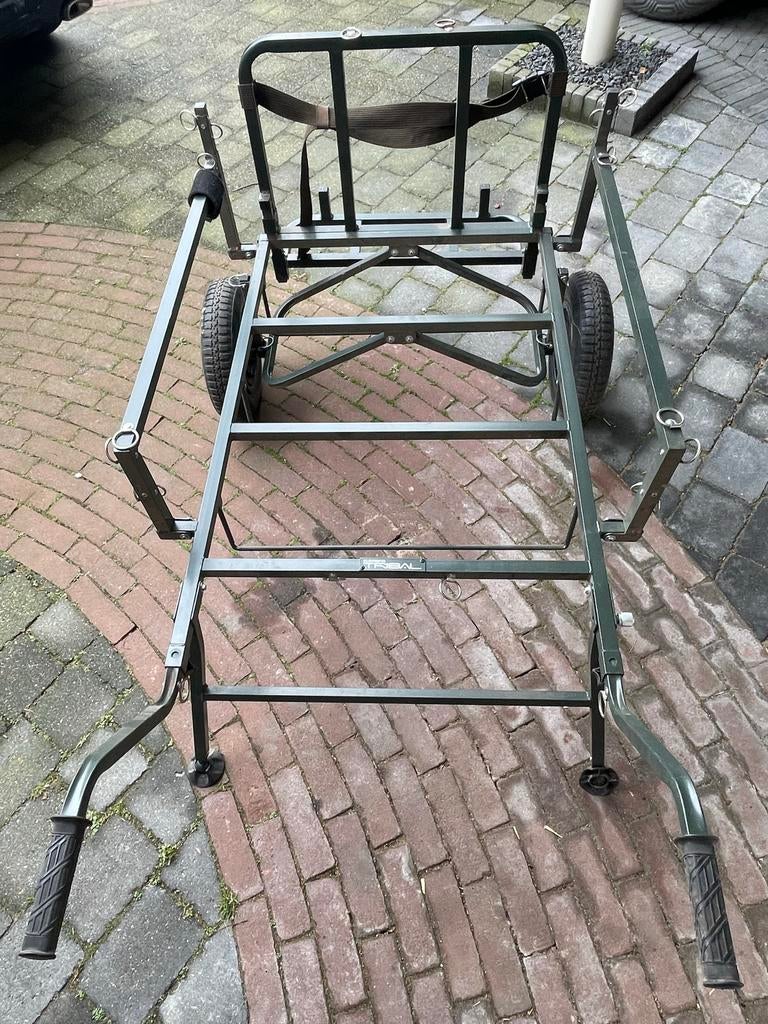 Shimano Trench Barrow 2 Wiel Transportwagen - Gebruikt, Ophalen of Verzenden, Gebruikt, Overige typen