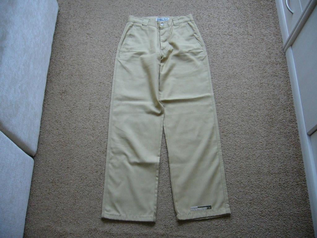 Stanley camel broek mt 34 met top splinternieuw, Beige, Nieuw, Ophalen of Verzenden, Maat 34 (XS) of kleiner
