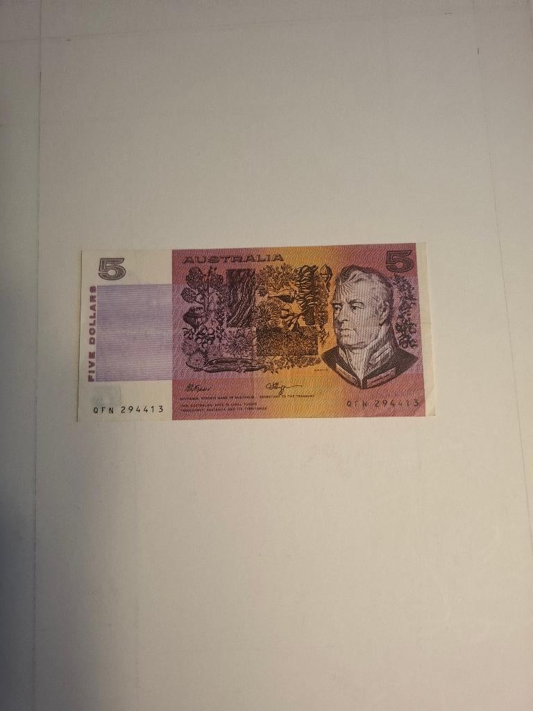 Bankbiljet Australie/munten Australie, Postzegels en Munten, Bankbiljetten | Oceanië, Ophalen of Verzenden, Setje