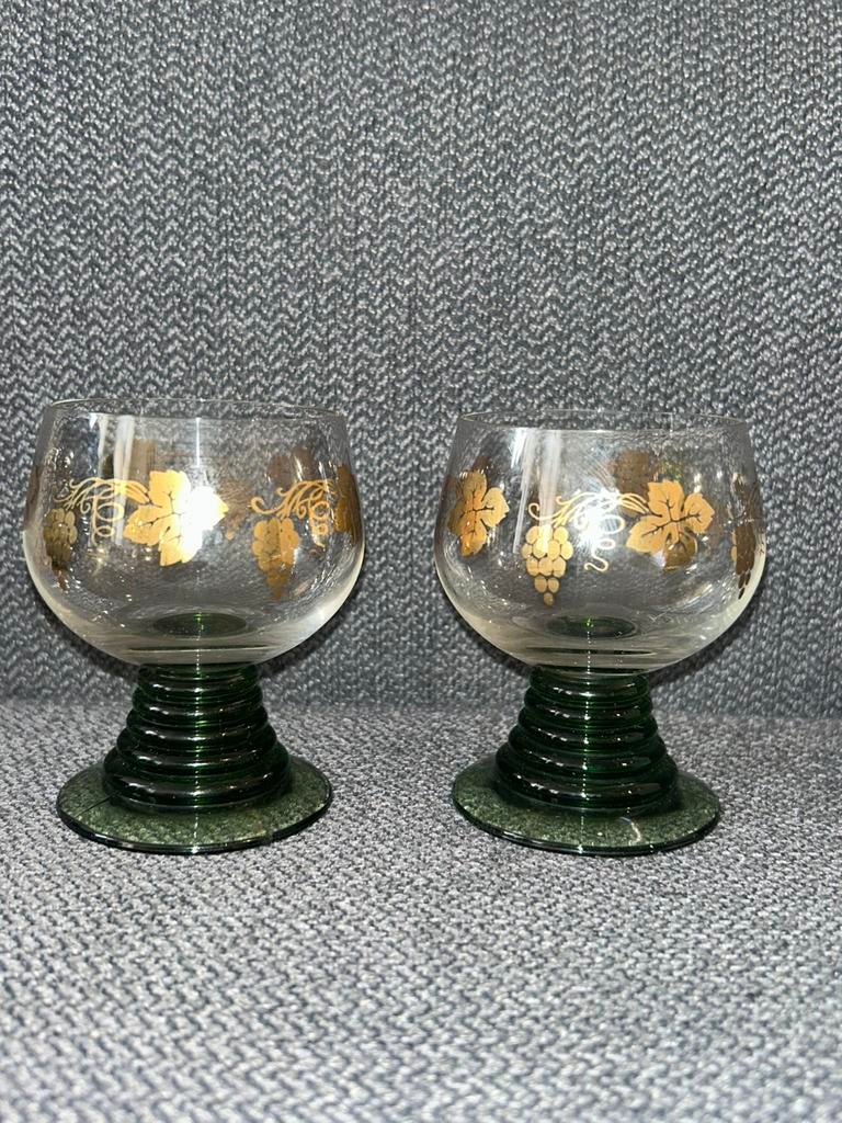 Roemer 60s/70s german dessert wine glasses, Ophalen of Verzenden