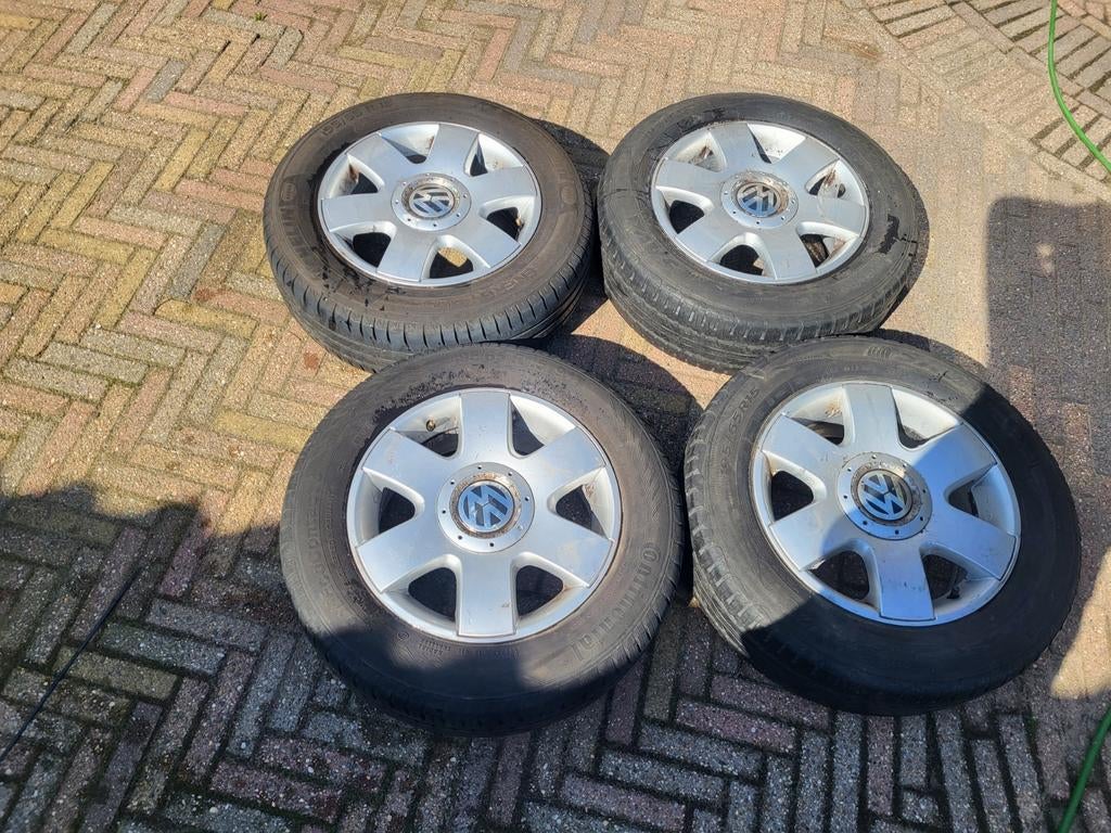 Sportvelgen 5 gaats, Auto-onderdelen, Banden en Velgen, 15 inch, Ophalen of Verzenden, Band(en), 195 mm