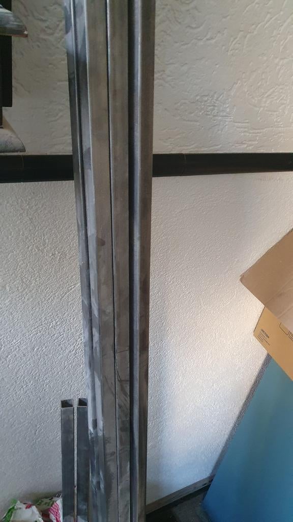 Stalen buis 20x20x1 + buisverbinders, Doe-het-zelf en Verbouw, Metalen, Ophalen of Verzenden, Gebruikt, IJzer