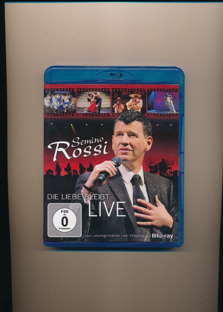 Semino Rossi - Die Liebe Bleibt - Live - Blu-Ray, Alle leeftijden, Ophalen of Verzenden, Zo goed als nieuw, Muziek en Concerten