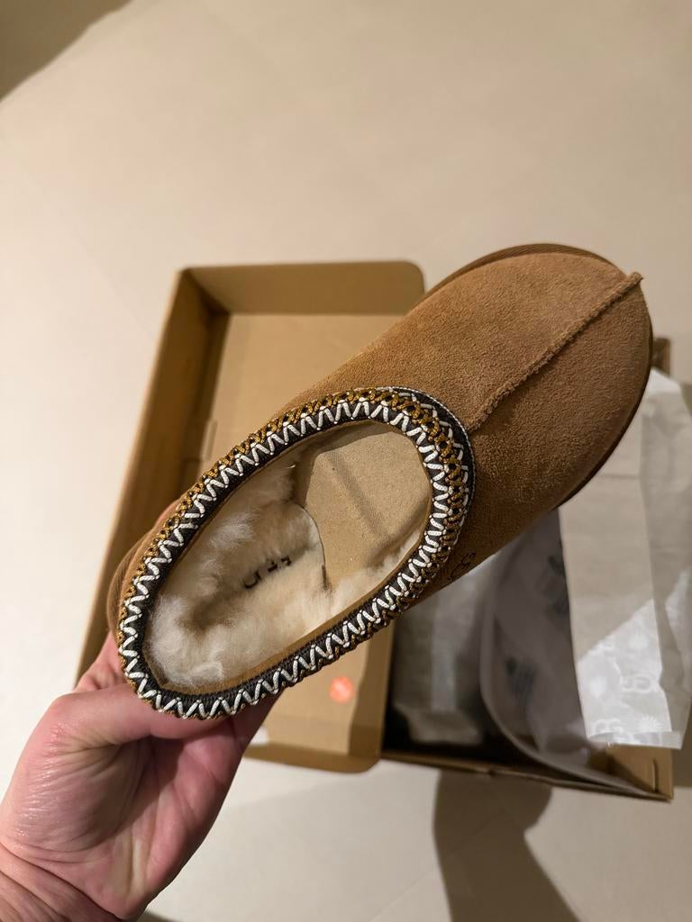 Ugg Tasman Dames Maat 37 - Nieuw in doos!, Bruin, Lage of Enkellaarzen, Nieuw, Ophalen of Verzenden
