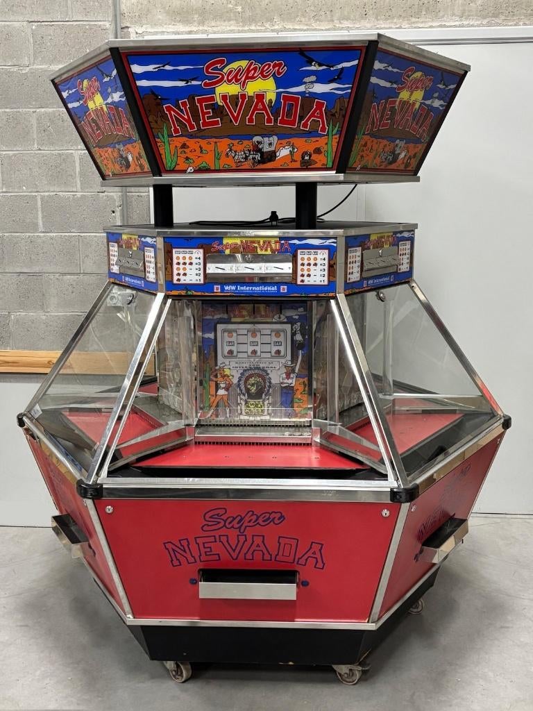 VDW Super Nevada Coin Pusher / Pusher Kast / Muntenpusher, Ophalen of Verzenden, Zo goed als nieuw