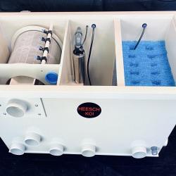 Combi trommelfilter met 2 kamers helix en japanse matten, Heeschkoi, 5384SG, Nieuw, Ophalen of Verzenden