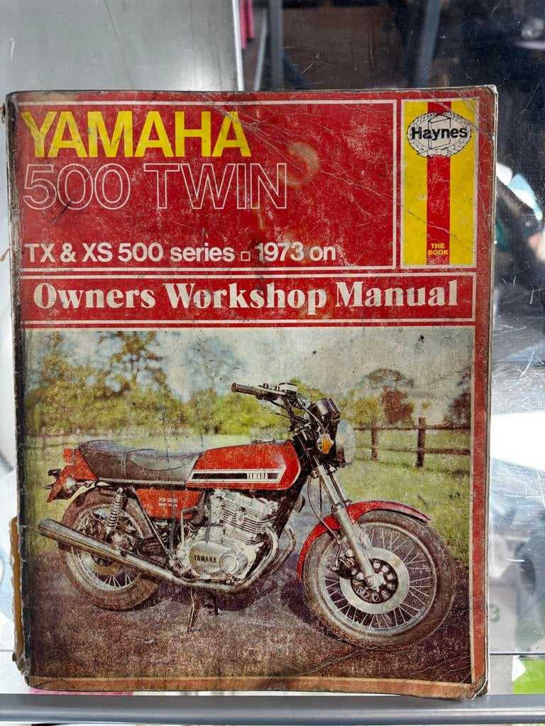 Yamaha TX & XS 500 Twin Haynes Werkplaatshandboek, Ophalen of Verzenden, Gelezen, Merk of Model