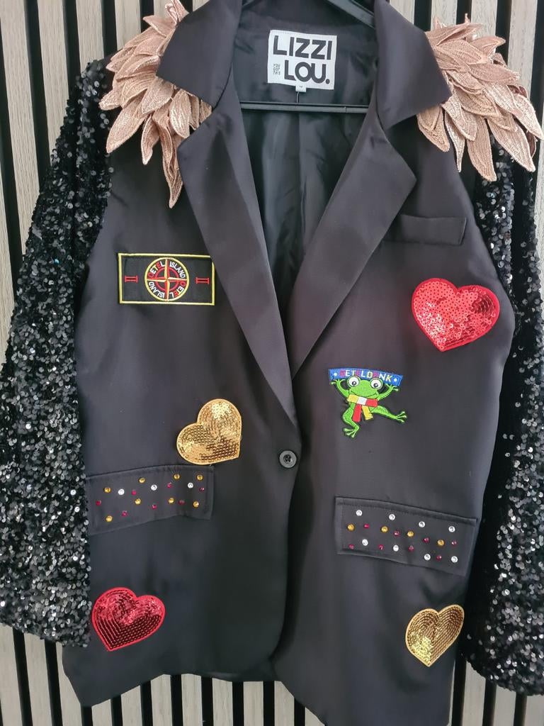 Oeteldonk Jasje Oversized Model - Nieuw!, Kleding | Dames, Carnavalskleding en Feestkleding, Carnaval, Nieuw, Lizzi Lou, Ophalen of Verzenden