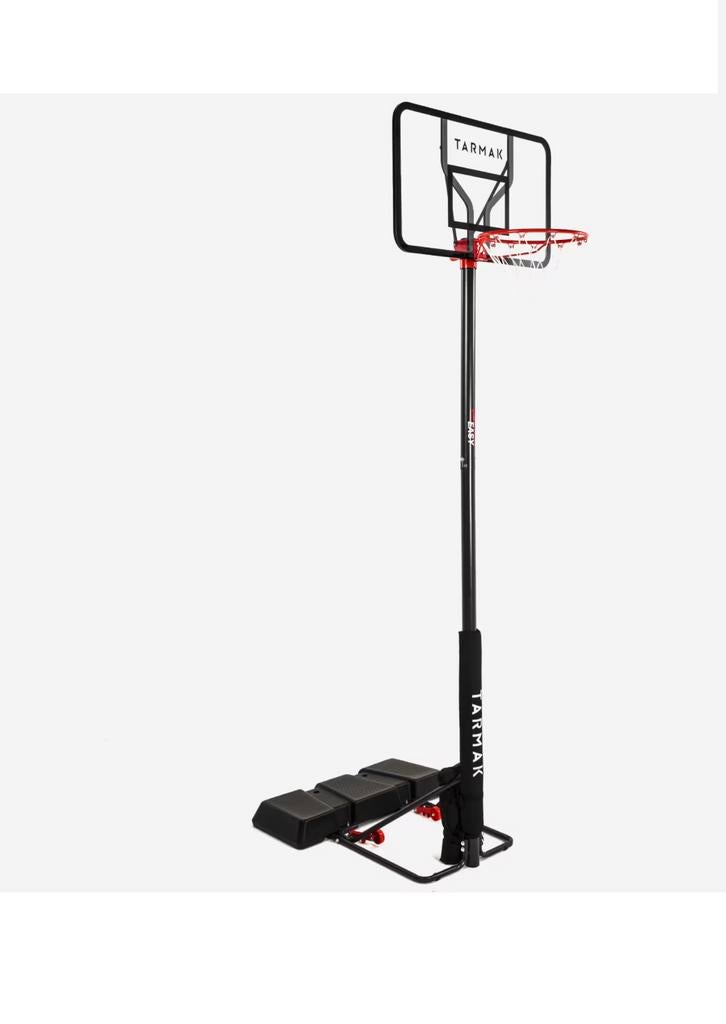 Tarmak basketbal paal verstelbaar 2.20 - 3.05, Sport en Fitness, Basketbal, Ophalen of Verzenden, Zo goed als nieuw, Ring, Bord of Paal
