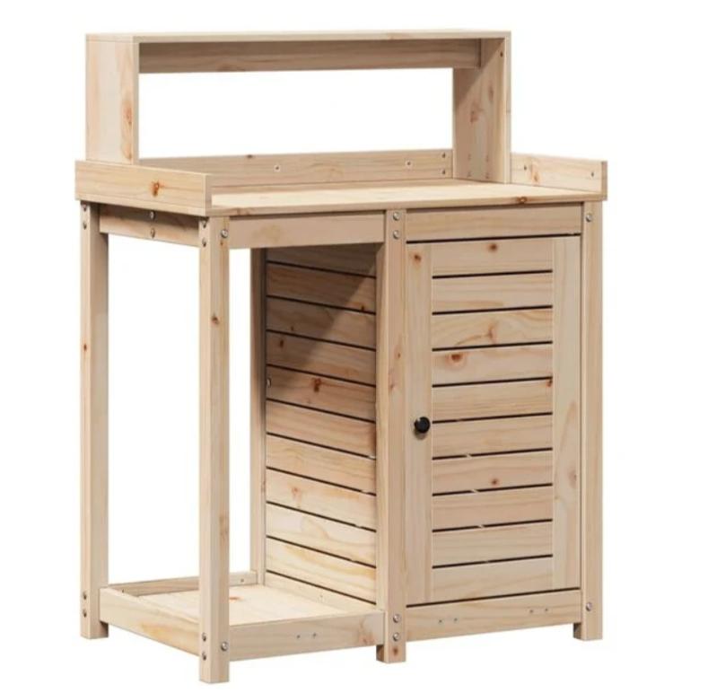 NIEUW | Oppottafel Verpottafel met schappen grenenhout! GRTS, Verzenden, Nieuw