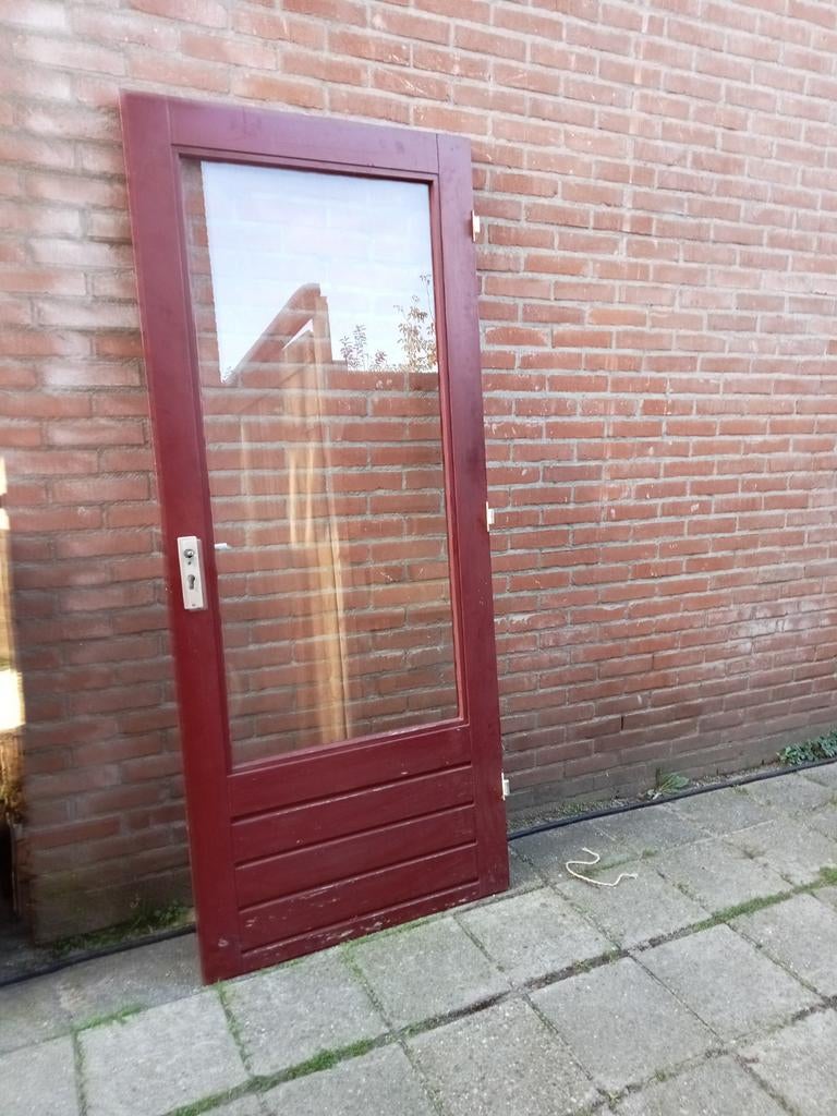 82.5x195 mooie kleine harde deur, Ophalen, 80 tot 100 cm, Minder dan 200 cm, Vouwdeur