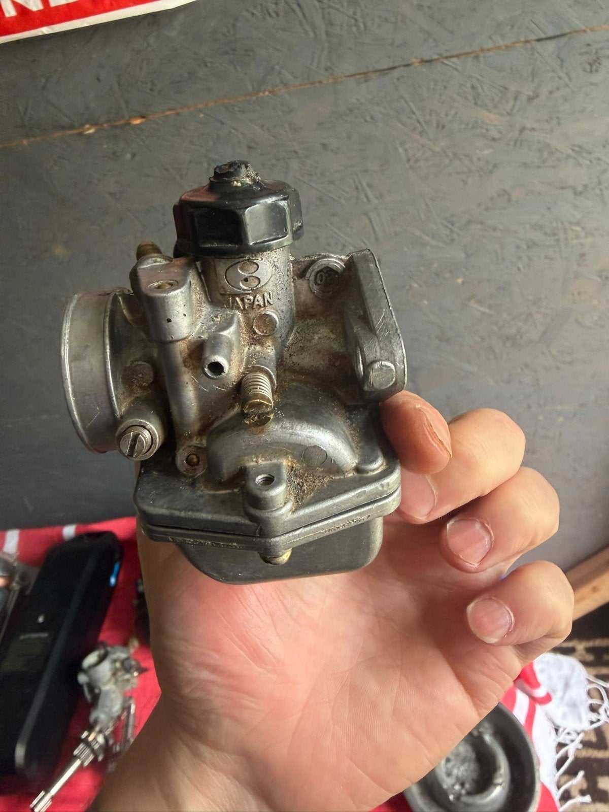 Honda hm166 carberateur niet compleet, Fietsen en Brommers, Ophalen of Verzenden