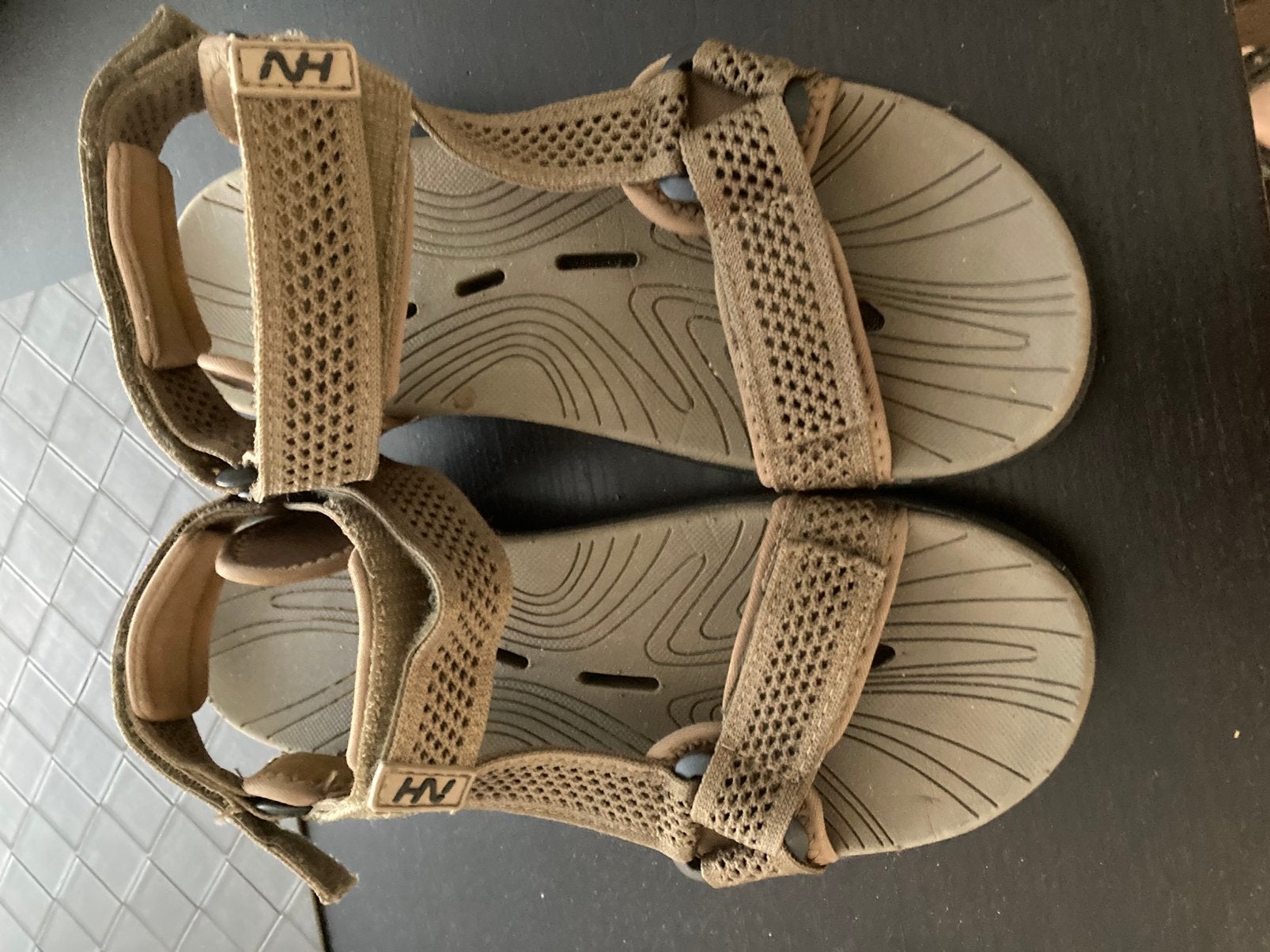 Hn wandelsandalen mt 38, Kleding | Dames, Schoenen, Ophalen, Zo goed als nieuw, Blauw, Sneakers of Gympen