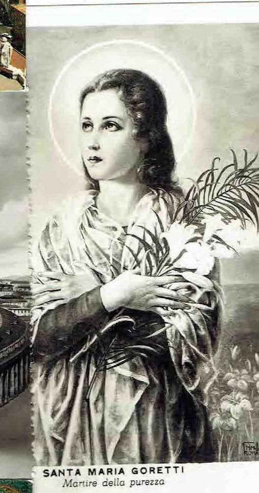 Vaticaanstad 1955 Heilige Maria Goretti > Wenen Oostenrijk, Verzenden, 1940 tot 1960, Gelopen, Kinderen