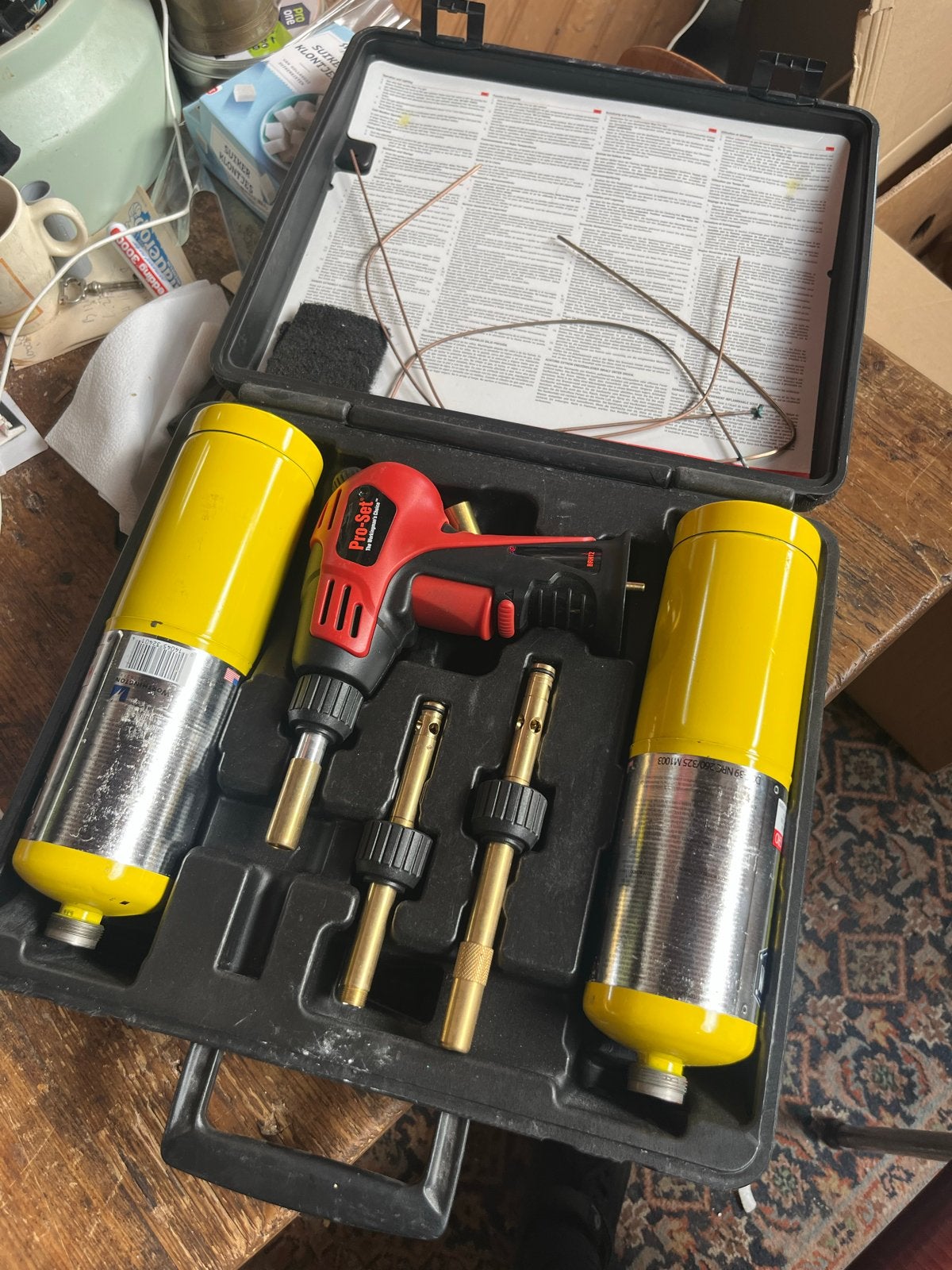 Pro-Set BRHT2 Auto-ontsteking Handbrander Set, Overige typen, Ophalen of Verzenden, X, Gebruikt