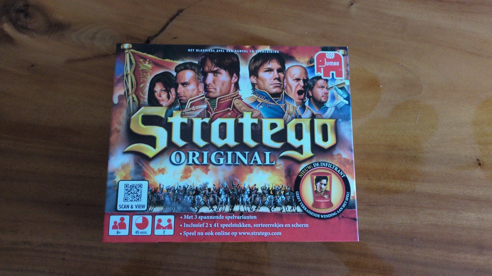 Stratego Original, Een of twee spelers, Ophalen, Zo goed als nieuw, Stratego