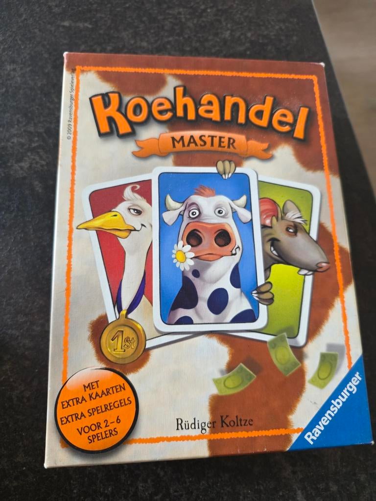 Koehandel Master - Ravensburger Kaartspel, Vijf spelers of meer, Ophalen of Verzenden, Zo goed als nieuw, Ravensburger