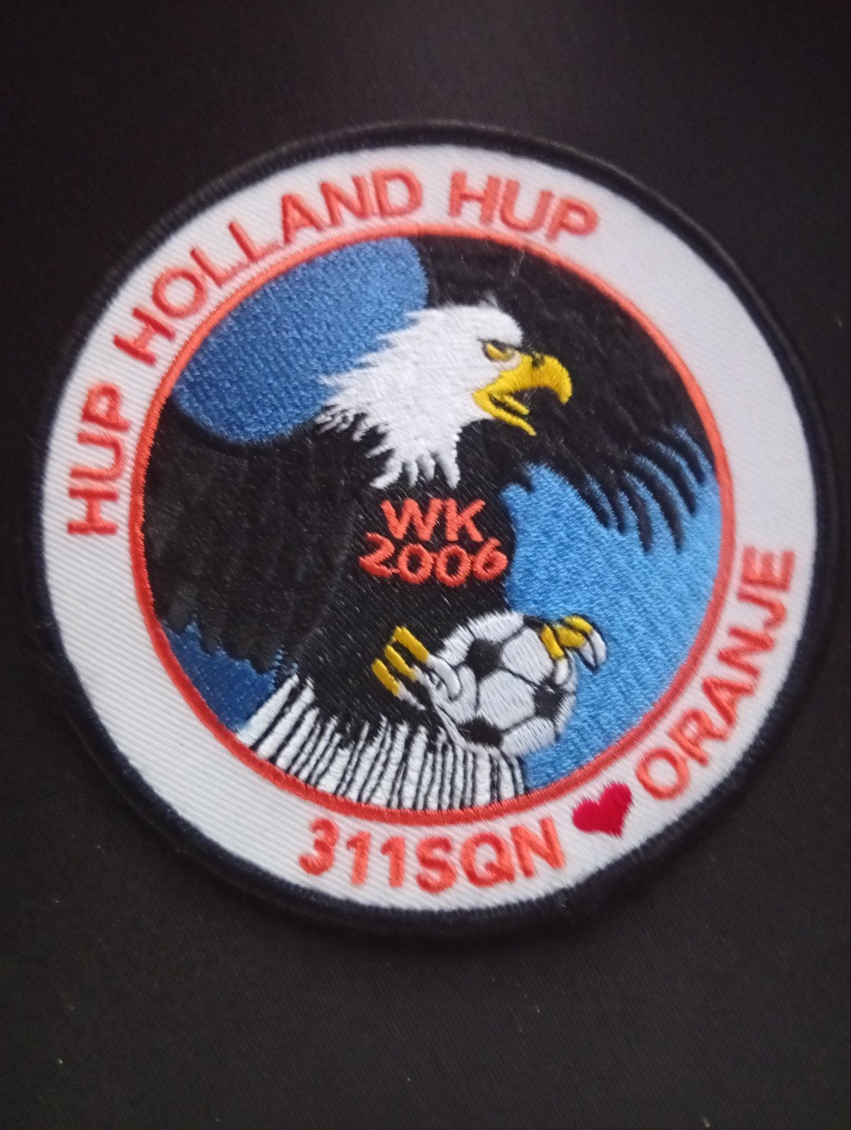 patch 311 squadron Hup Holland hup, Verzamelen, Ophalen of Verzenden, Zo goed als nieuw, Patch, Badge of Embleem