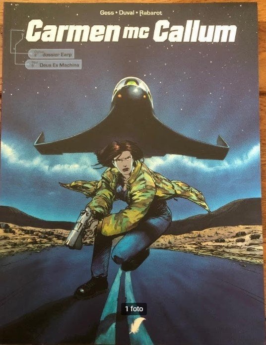 Deus ex machina carmen mc callum k3, Eén stripboek, Ophalen of Verzenden, Zo goed als nieuw