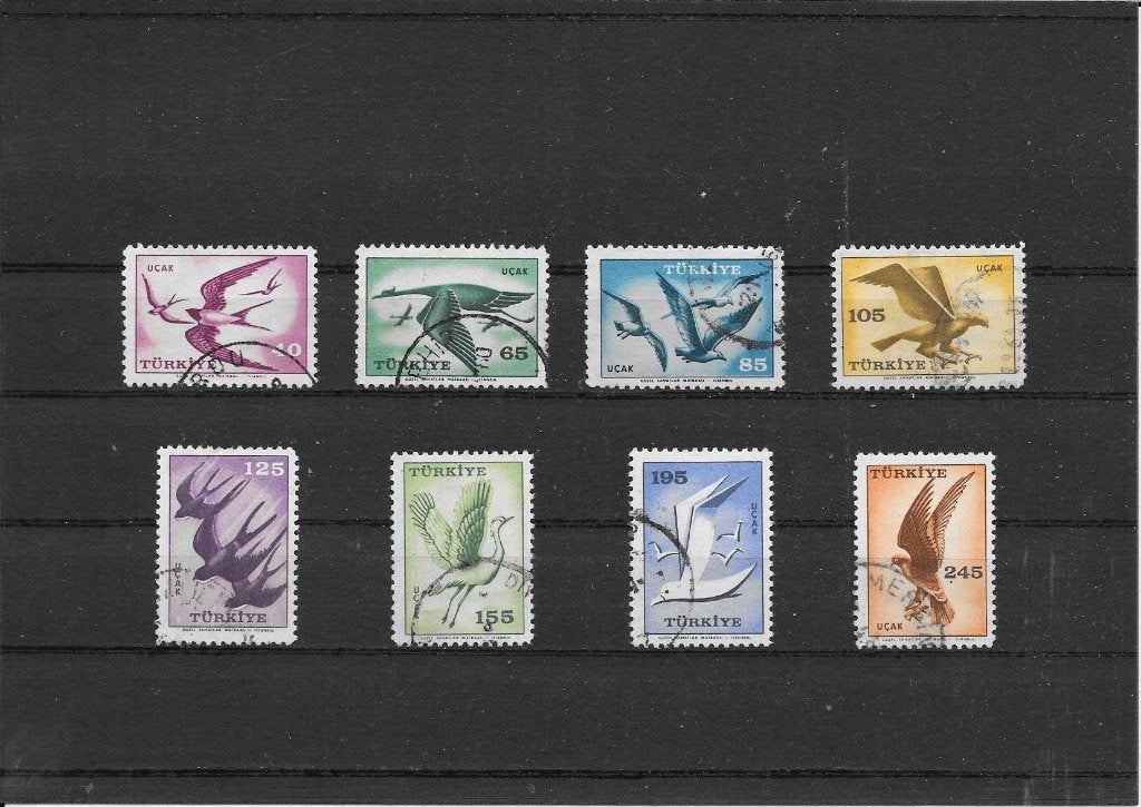 Turkije vogels, Ophalen of Verzenden, Overige landen, Gestempeld