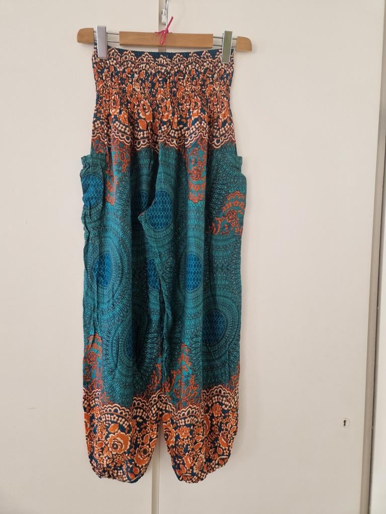 Boho harembroek maat M, Kleding | Dames, Ophalen of Verzenden, Zo goed als nieuw, Maat 38/40 (M), Lang