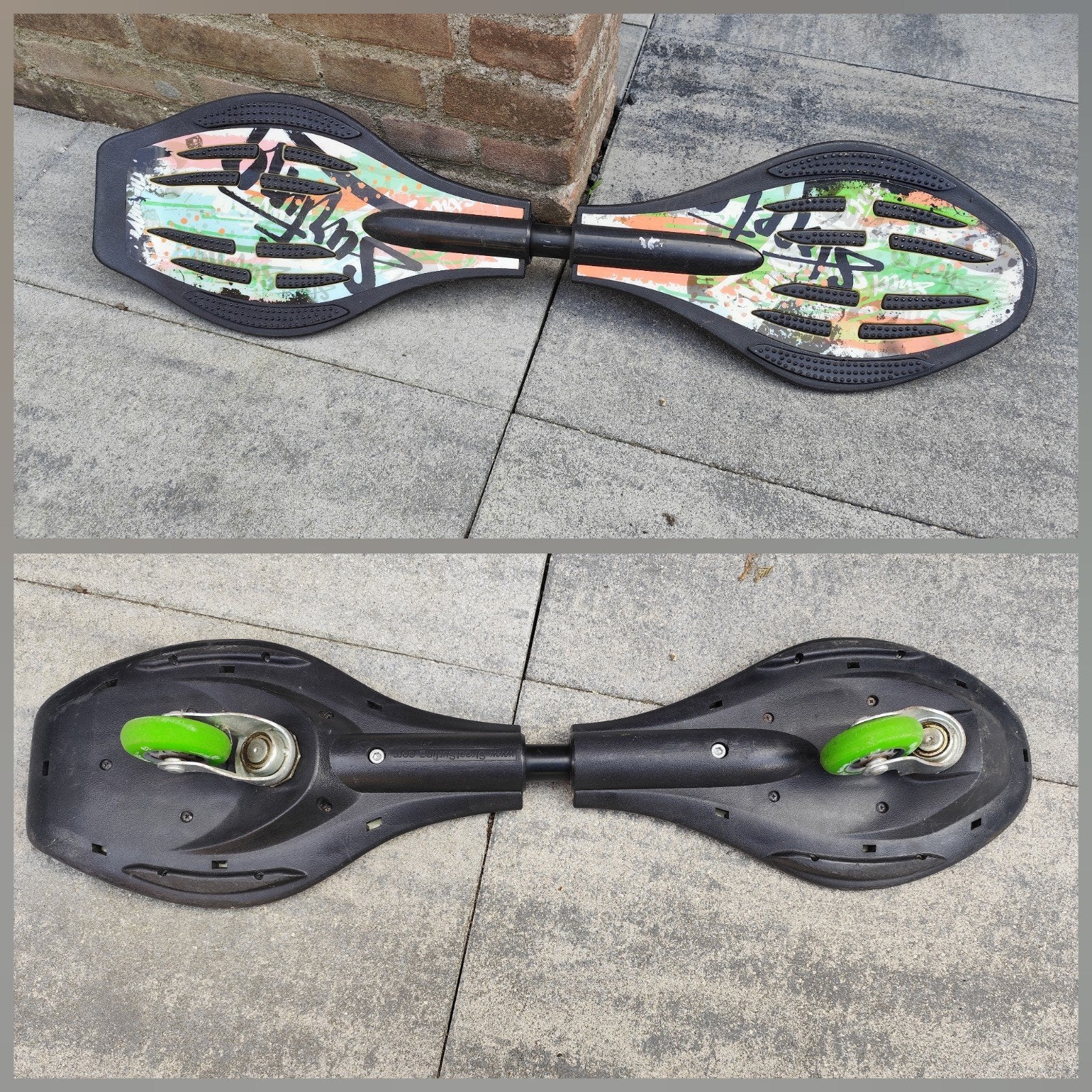 Origineel WaveBoard The Wave - Graffiti, Ophalen, Zo goed als nieuw, Waveboard