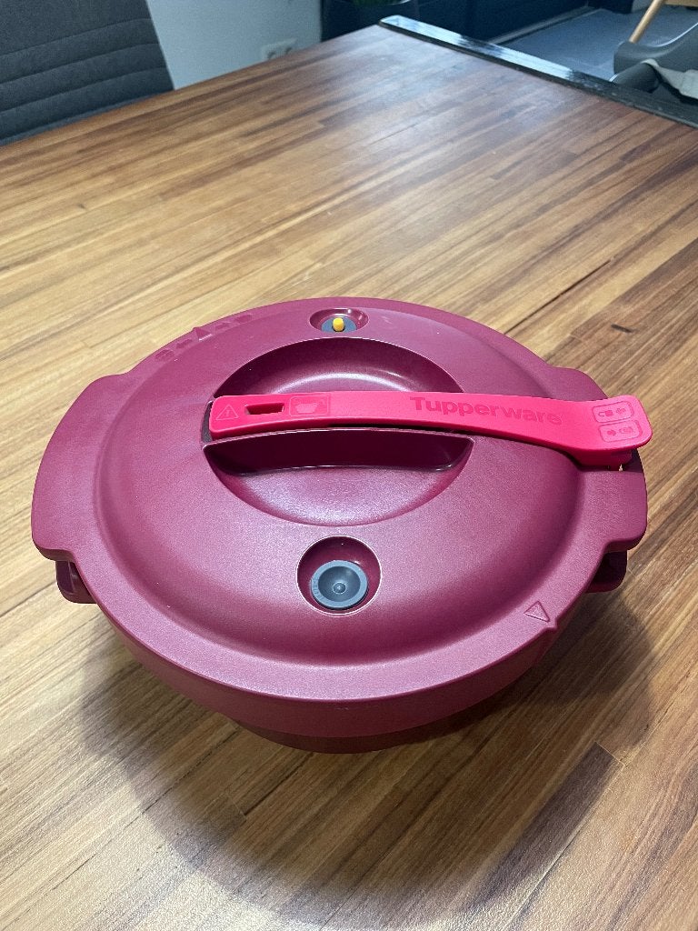 Tupperware Micro Pressure Cooker nieuw, Snelkookpan, Kunststof, Afneembaar handvat, Nieuw