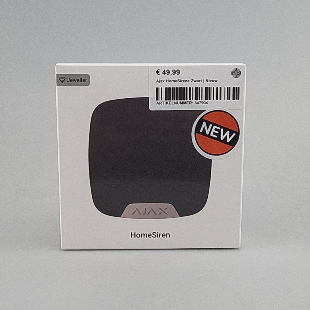 Ajax HomeSirene Zwart | Nieuw, Flex Ltd., Gebruikt, https://flex.com/contact-us, Nobelstraat 10, 5807 GA Oostrum LB, Limburg, Nederland