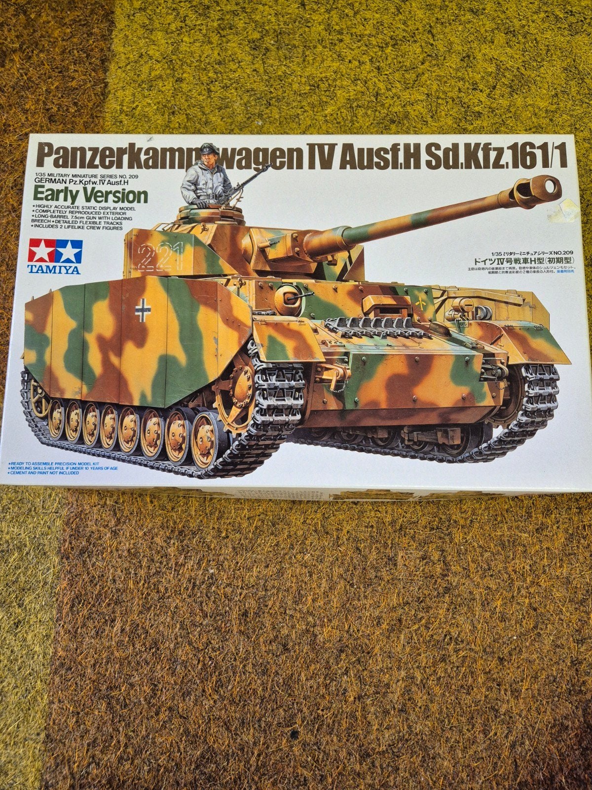 Tamiya Panzerkampfwagen IV Ausf 161/1, Tank, 1:32 tot 1:50, Nieuw, Ophalen of Verzenden
