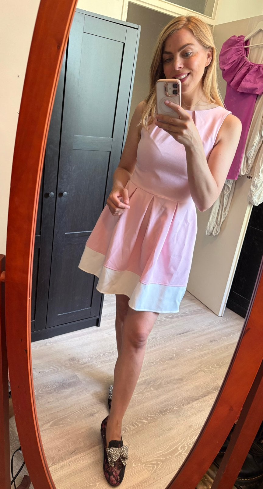 Closet jurk roze, Kleding | Dames, Jurken, Maat 38/40 (M), Ophalen of Verzenden, Zo goed als nieuw, Roze