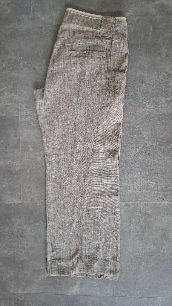 Mexx broek mt 42 (beige, linnen-look), Mexx, Beige, Maat 42/44 (L), Ophalen of Verzenden