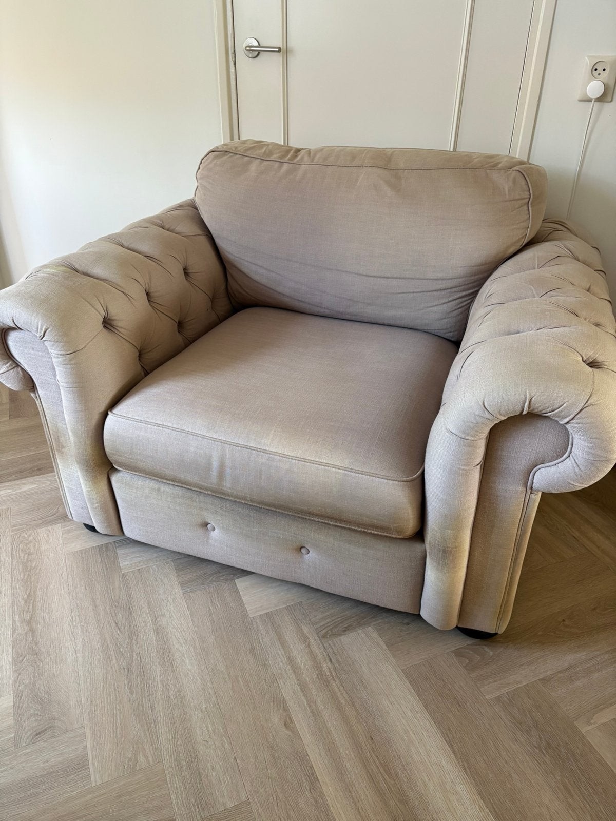 Grote fauteuil, Huis en Inrichting, Fauteuils, Ophalen, Gebruikt, 75 tot 100 cm, 100 tot 125 cm