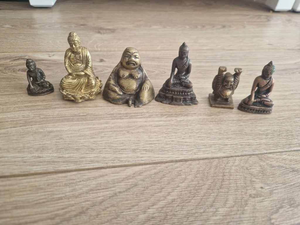 Verzameling bronzen buddha mix. In een koop.