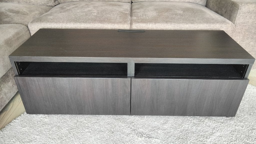 BESTÅ Tv-meubel met lades (IKEA), Ophalen, 100 tot 150 cm, Zo goed als nieuw, Minder dan 100 cm
