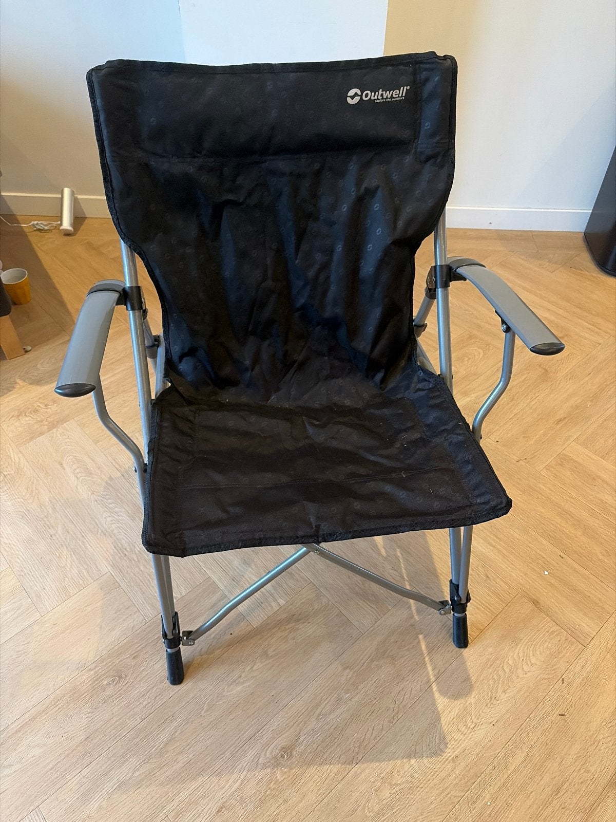 3x Outwell Goya Black Campingstoelen, Ophalen, Zo goed als nieuw, Campingstoel