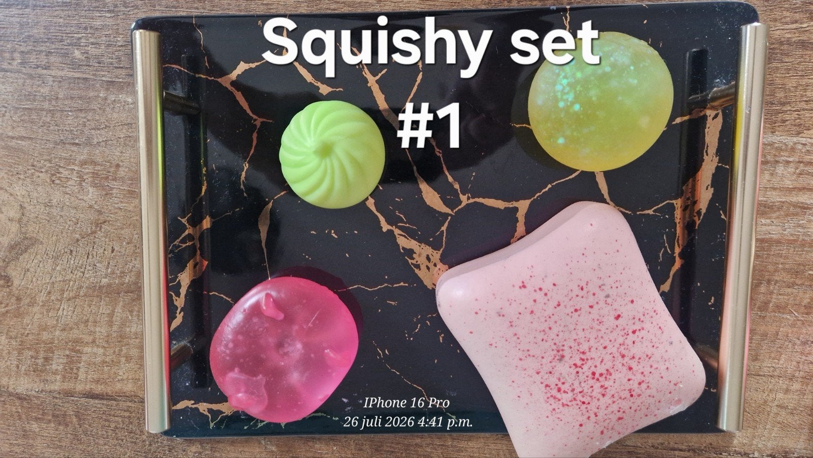 SQUISHY SET #1, Ophalen, Gebruikt