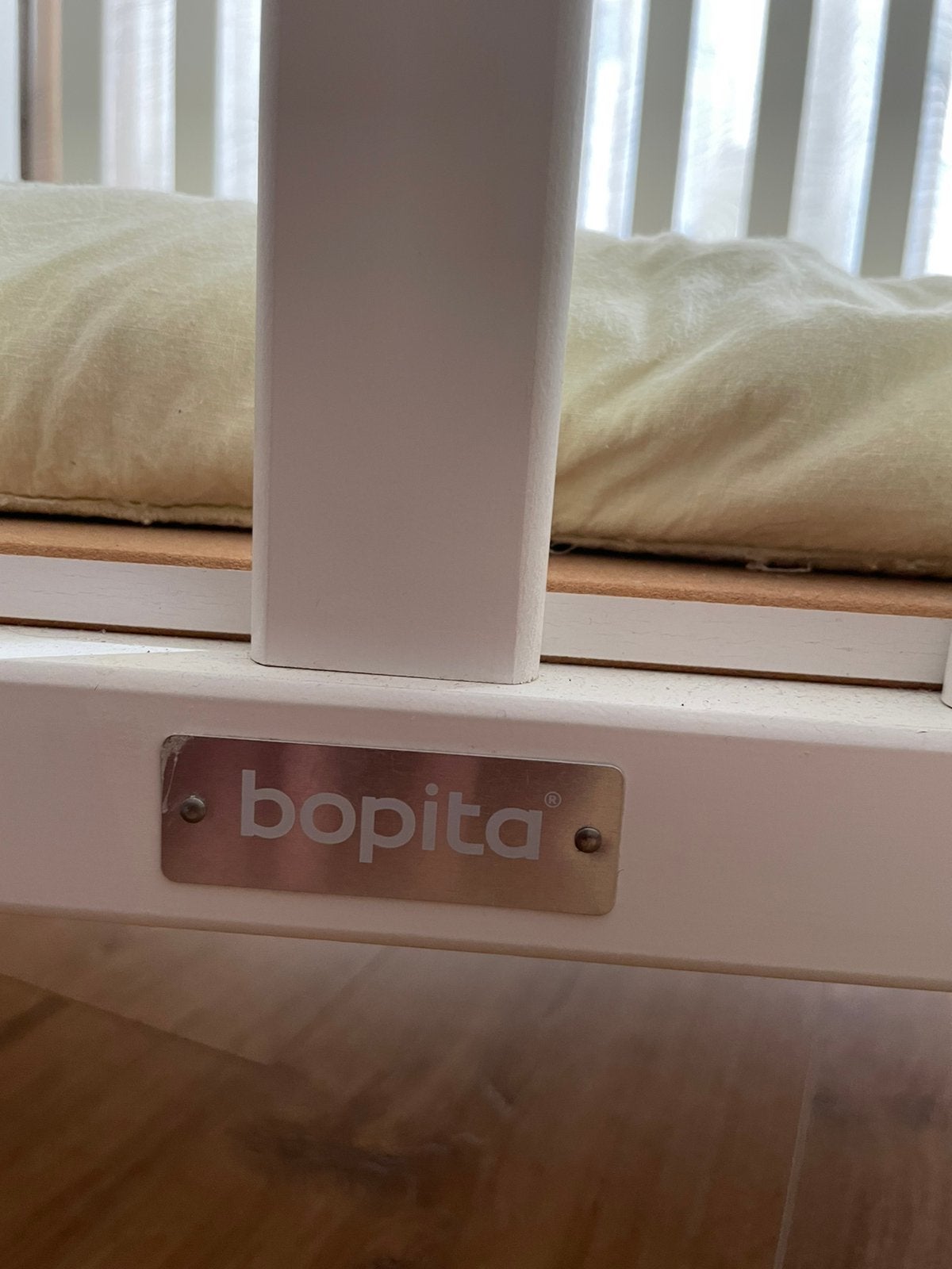 Bopita box wit 81x 101, 5, Ophalen, Gebruikt, Rechthoekig, In hoogte verstelbaar