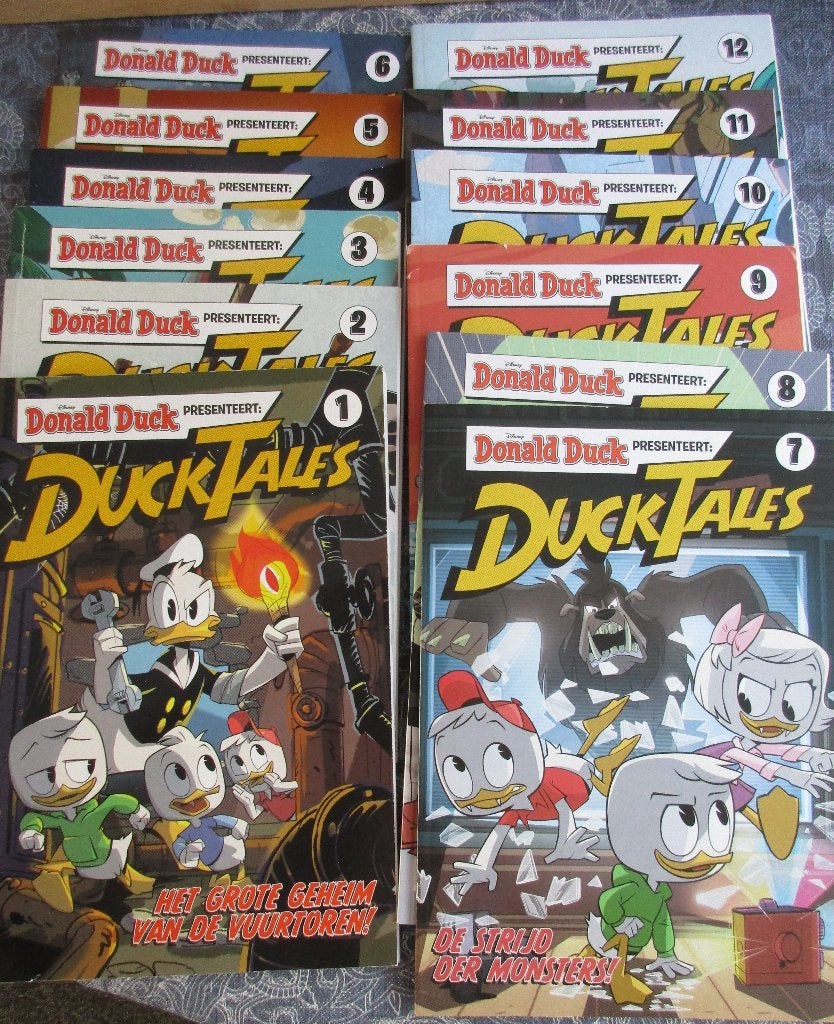 Donald Duck Presenteert: DuckTales (deel 1 t/m 12), Boeken, Stripboeken, Meerdere stripboeken, Ophalen of Verzenden, Zo goed als nieuw