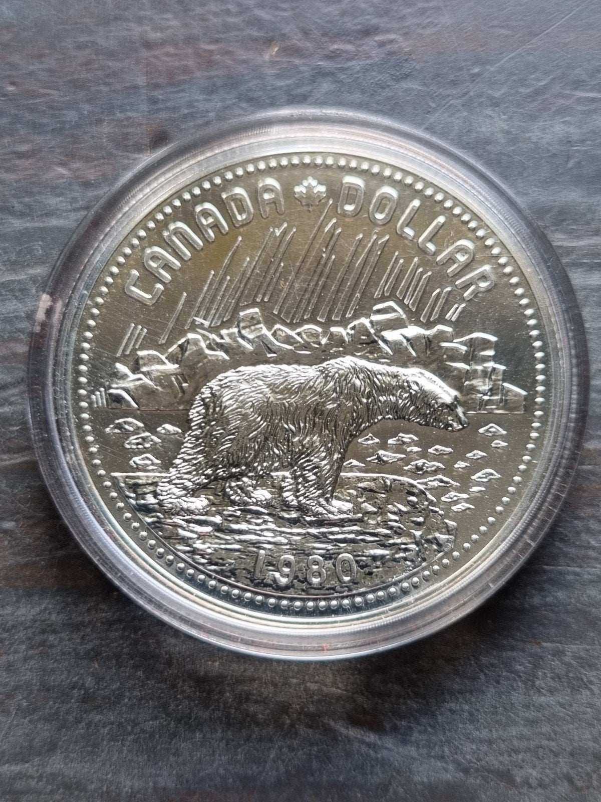 1 dollar 1980 canada zilver, Postzegels en Munten, Munten | Amerika, Ophalen of Verzenden, Noord-Amerika, Zilver