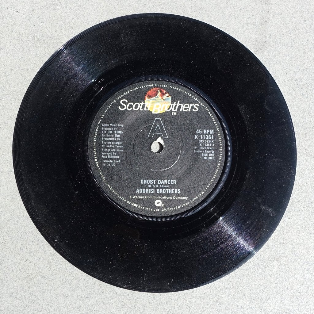 Addrisi Brothers - Ghost Dancer / Streetlight Love (3), Ophalen of Verzenden, Gebruikt