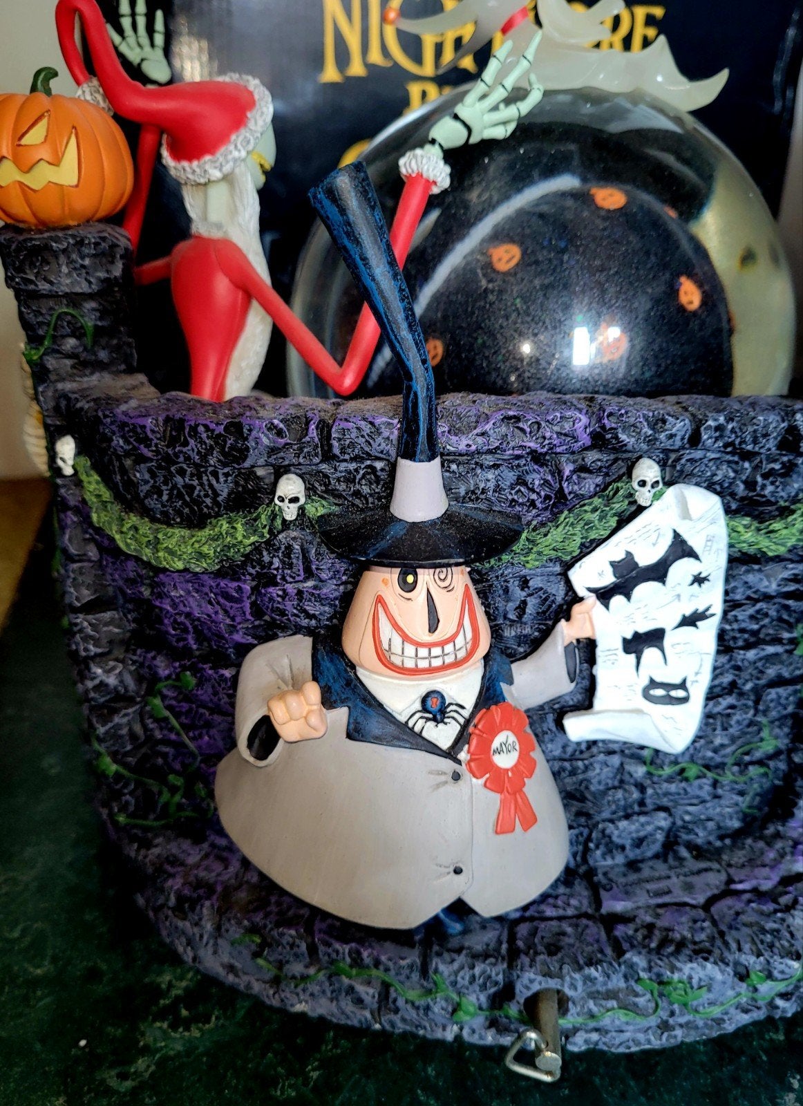 Prachtige Nightmare before Christmas Disney snowglobe !, Ophalen, Overige figuren, Nieuw, Overige typen