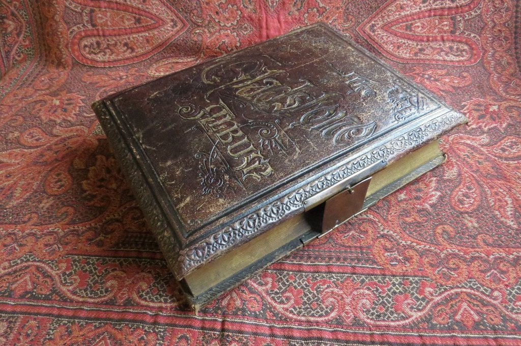 Antiek Engels GLADSTONE muziek fotoalbum uit 1892, Ophalen of Verzenden