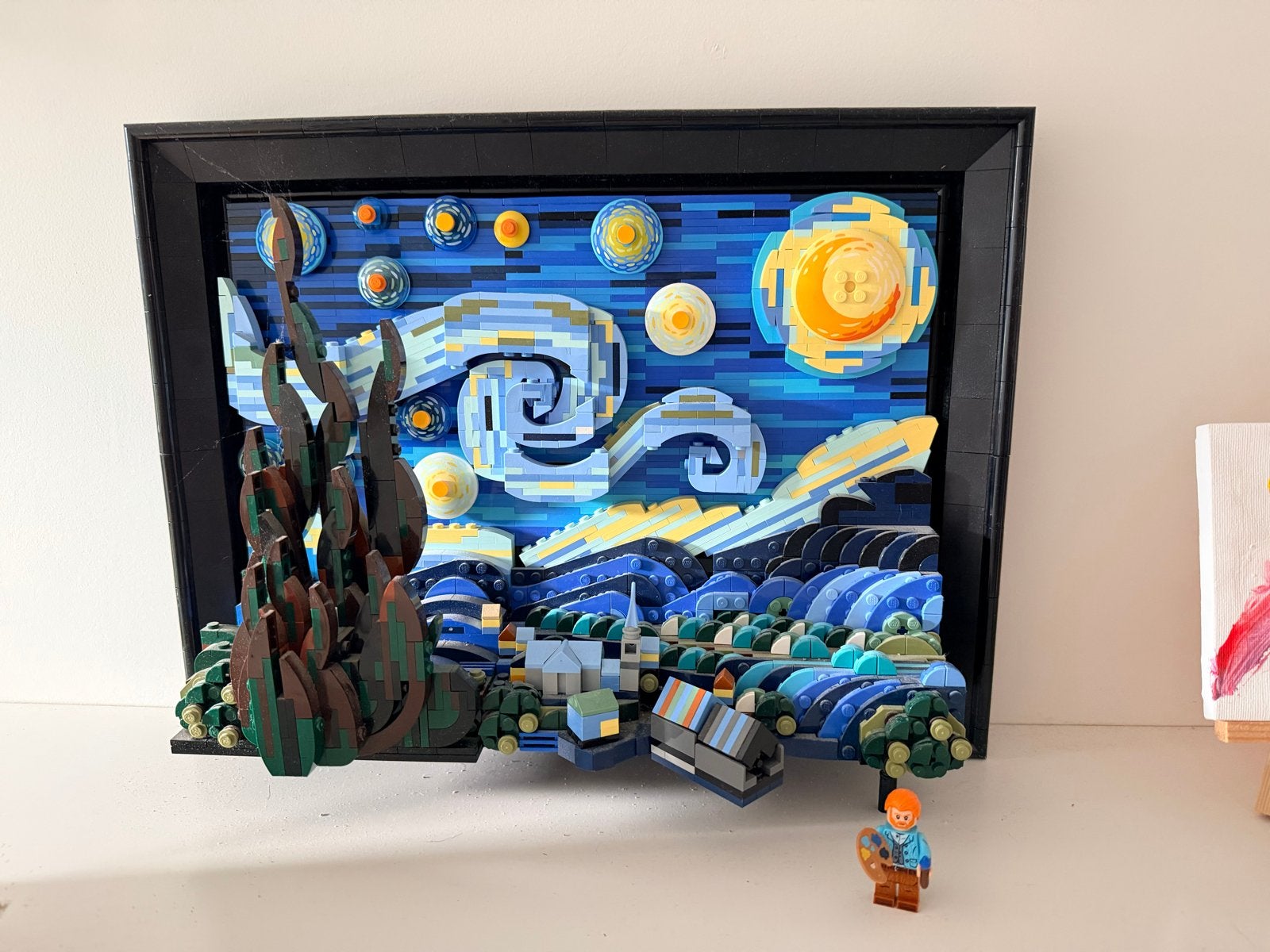 Lego The Starry Night - Vincent van Gogh, Ophalen of Verzenden, Zo goed als nieuw