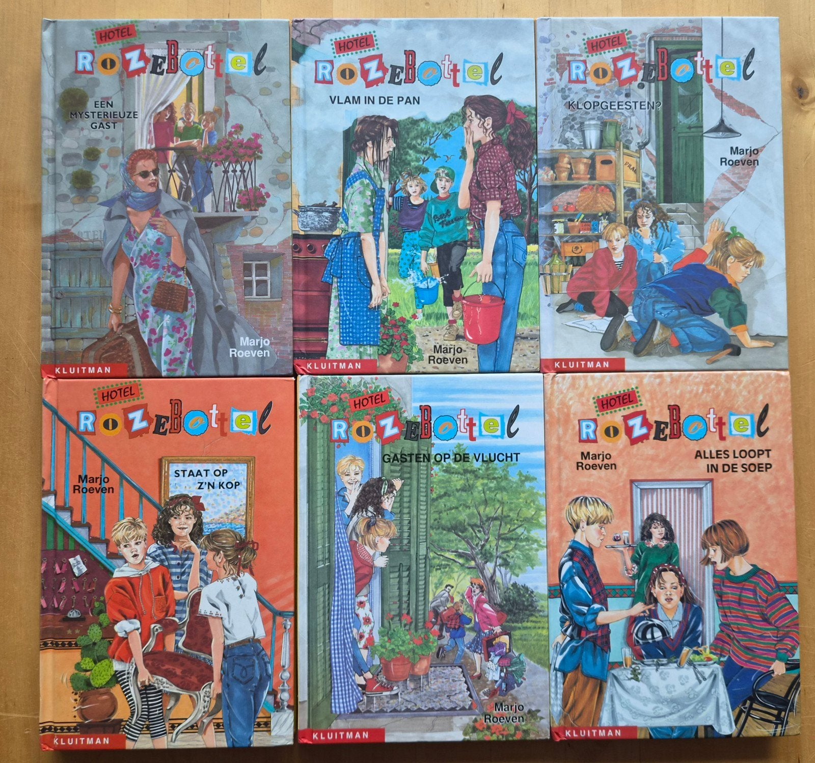 Hotel Rozenbottel - Complete serie van 6 boeken, Boeken, Ophalen of Verzenden, Zo goed als nieuw, Marjo Roeven, Fictie