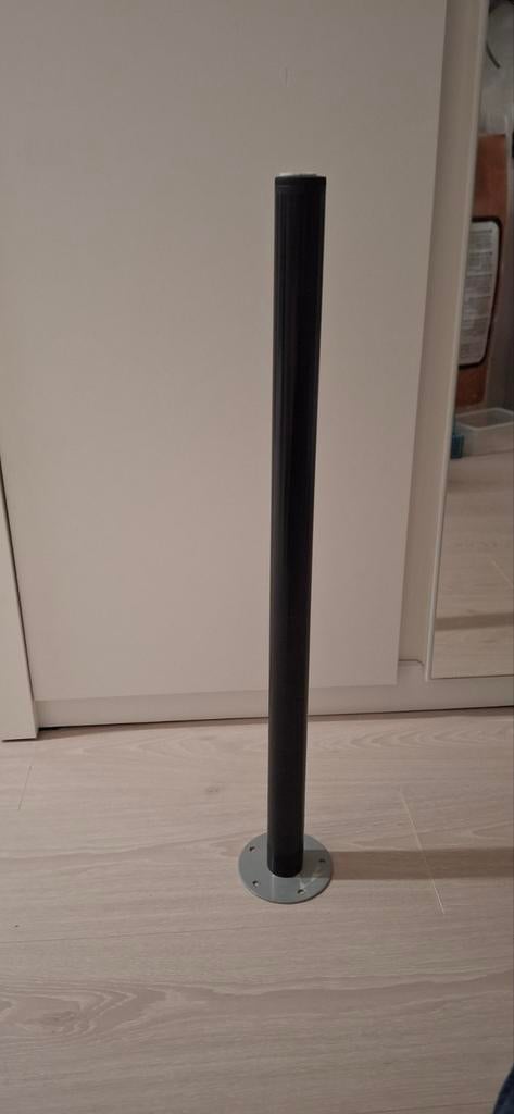 Zwarte tafelpoot, Ophalen of Verzenden, Rond, 50 tot 100 cm, 50 tot 100 cm