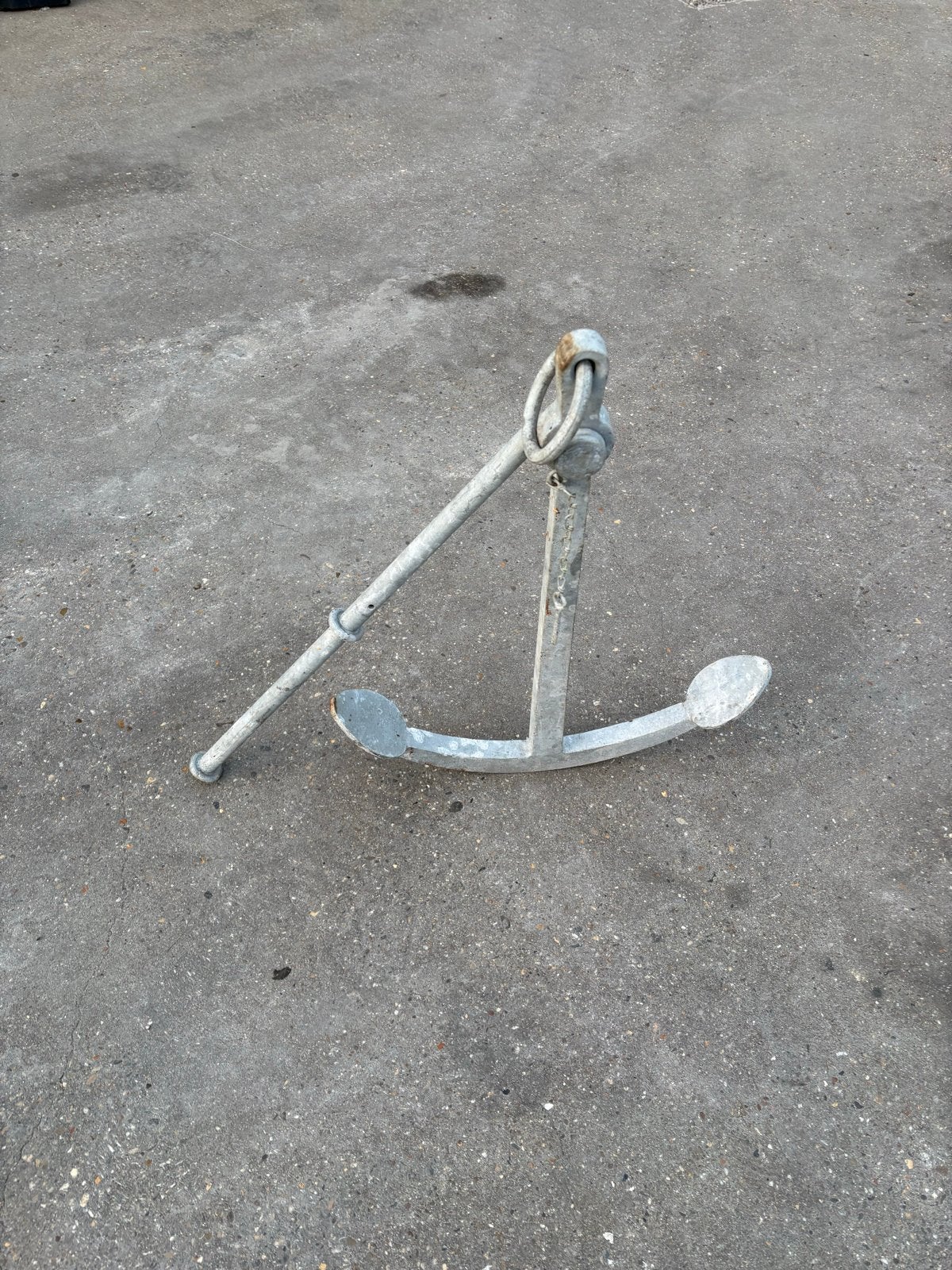 Gegalvaniseerd stokanker - 10 kg anker boot schip, Watersport en Boten, Ophalen of Verzenden, Gebruikt, Overige typen